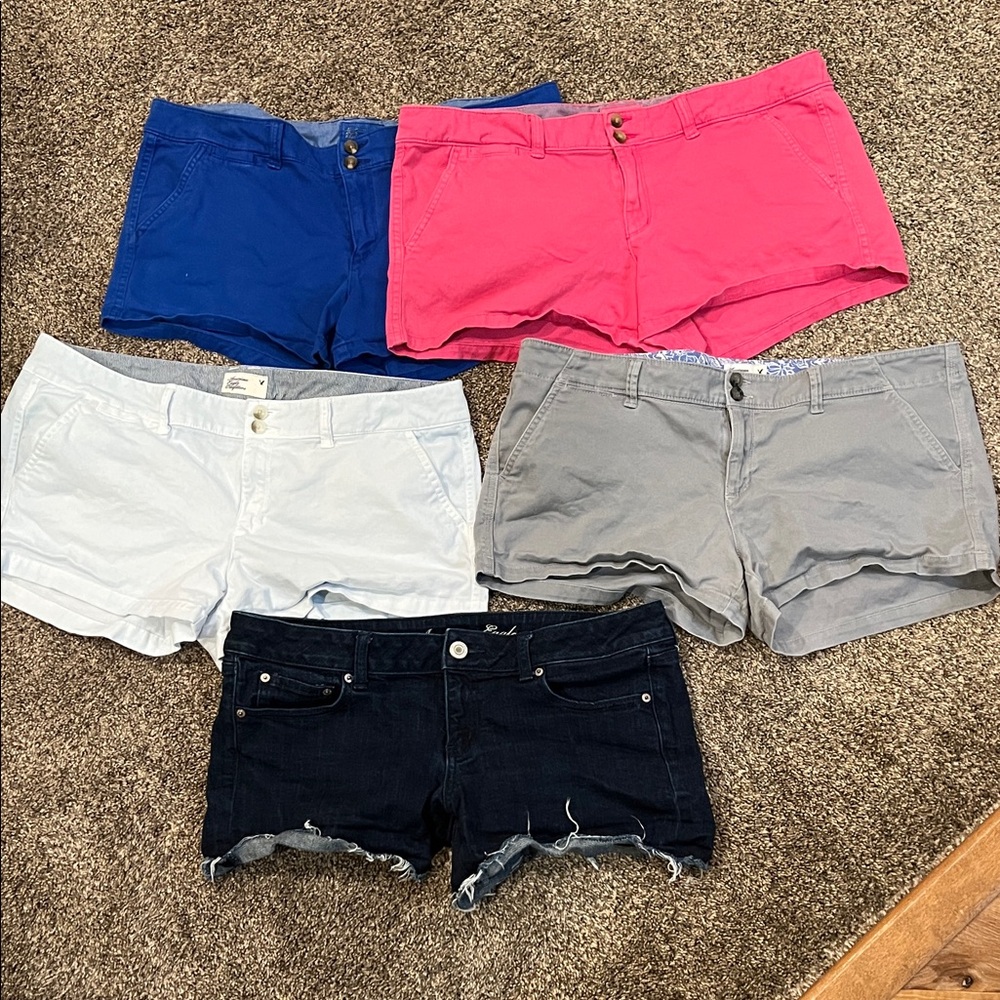 American Eagle Outfitters Women's Shorts - Blue, Pink, light blue, Gray, Black